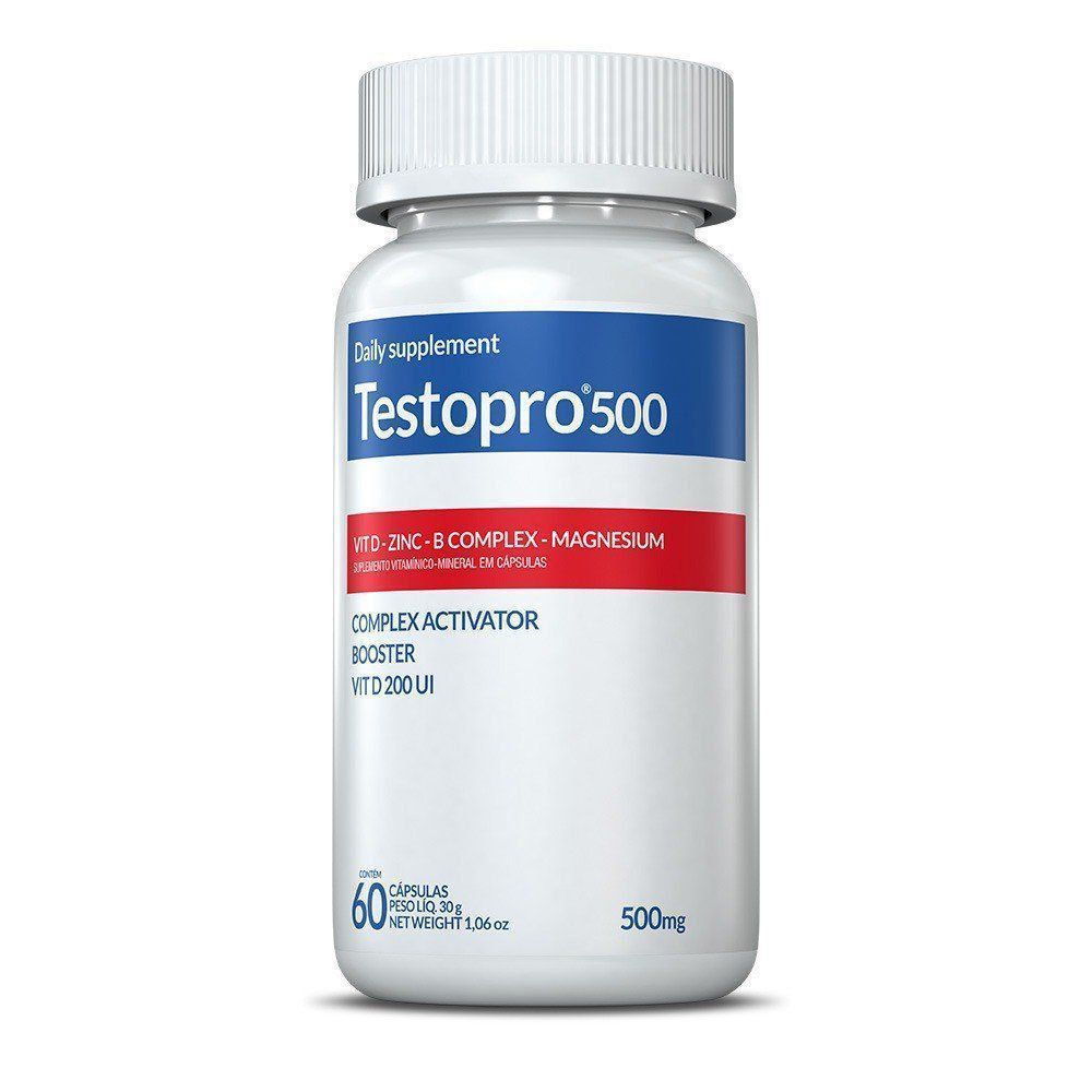 TestoPro (Testosterol) 500 - 60 Cápsulas - Inove Nutrition