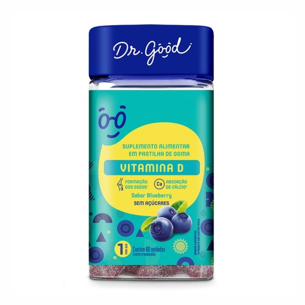 Vitamina D - 60 Unidades - Dr. Good