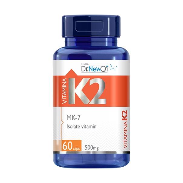 Vitamina K2 (Menaquiona) - 60 Cápsulas - Dr. New QI UpNutri