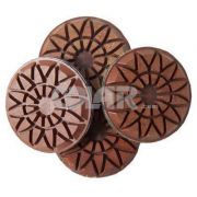 Disco de Desbaste Rígido Para Concreto, Granilite e Terrazzo Flower Metal 75mm - Colar
