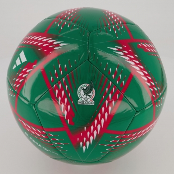 Bola Adidas Al Rihla Club México Copa do Mundo 2022 Campo Verde