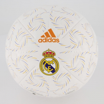 Bola Adidas Real Madrid Campo Branca e Amarela