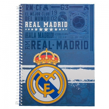 Caderno Foroni Real Madrid Marinho 1 Matéria