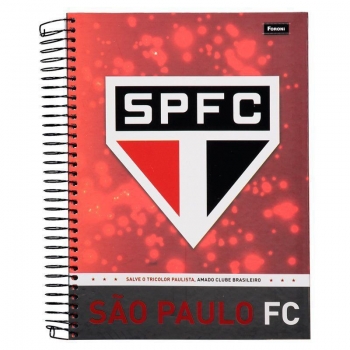 Caderno Foroni São Paulo Escudo FC 10 Matérias