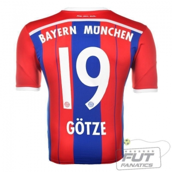 Camisa Adidas Bayern Home 2015 19 Götze