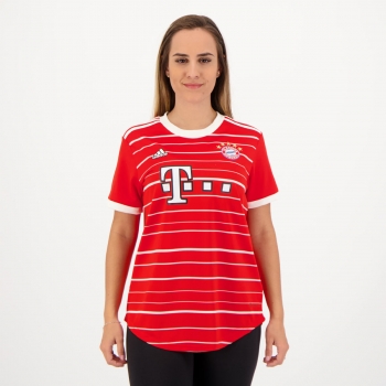 Camisa Adidas Bayern Home 2023 Feminina