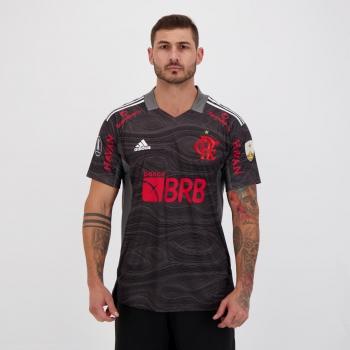 Camisa Adidas Flamengo Goleiro II 2021 Libertadores