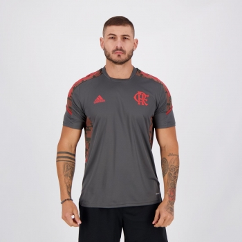 Camisa Adidas Flamengo Treino 2021 Chumbo