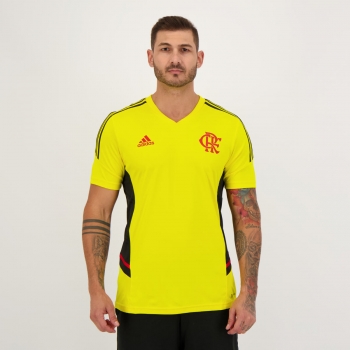 Camisa Adidas Flamengo Treino 2022 Amarela