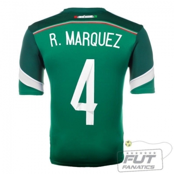 Camisa Adidas México Home 2014 4 R. Marquez Matchday