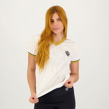 Camisa Atlético Mineiro Futurism Feminina Branca