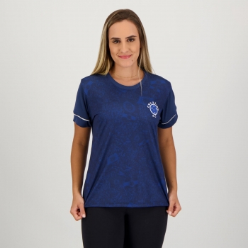 Camisa Cruzeiro Brand Feminina Azul Marinho