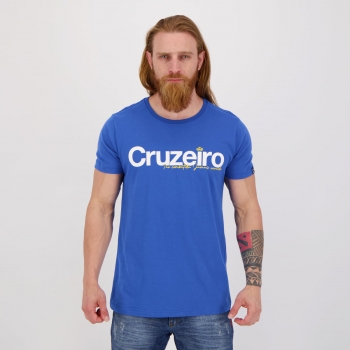 Camisa Cruzeiro Jamais Vencido Azul