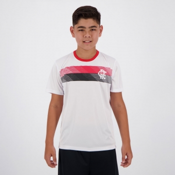 Camisa Flamengo Talent Infantil Branca