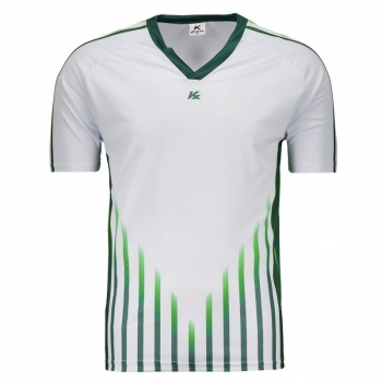 Camisa Kanxa Pop Lond Branca e Verde