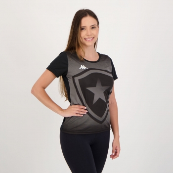 Camisa Kappa Botafogo Supporter Escudo Feminina Pr