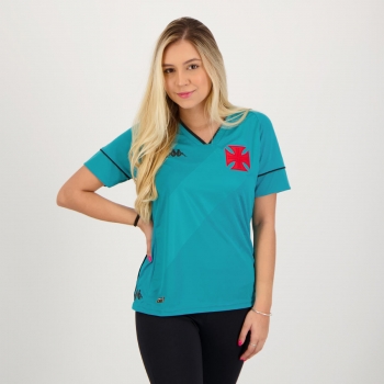 Camisa Kappa Vasco Goleiro I 2020 Feminina