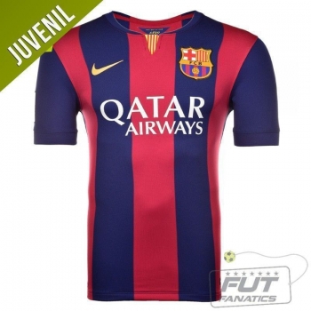 Camisa Nike Barcelona Home 2015 Juvenil