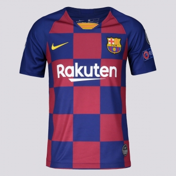 Camisa Nike Barcelona Home 2020 Juvenil