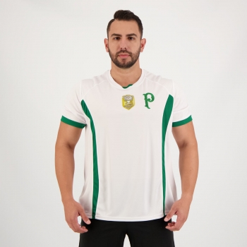 Camisa Palmeiras 1914 Branca Patch Campeão Copa do Brasil 2020