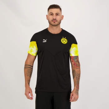 Camisa Puma Borussia Dortmund Iconic MCS Preta