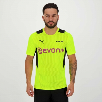 Camisa Puma Borussia Dortmund Treino 2022 Amarela