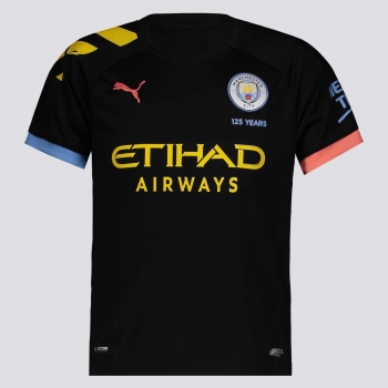 Camisa Puma Manchester City Away 2020 Juvenil