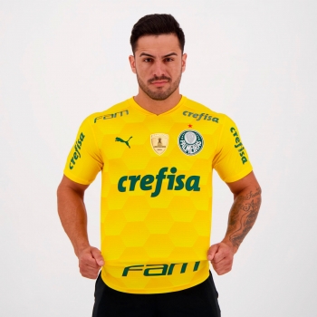 Camisa Puma Palmeiras Goleiro I 2020 Campeão Libertadores 2020
