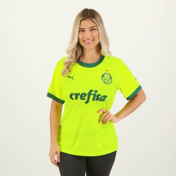 Camisa Puma Palmeiras III 2023 Feminina Libertadores