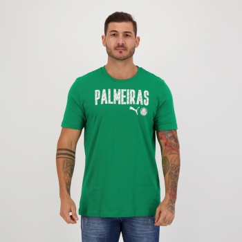 Camisa Puma Palmeiras Wording Tee Verde
