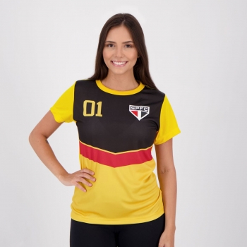 Camisa São Paulo I Feminina Amarela