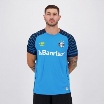 Camisa Umbro Grêmio Goleiro 2021 Azul