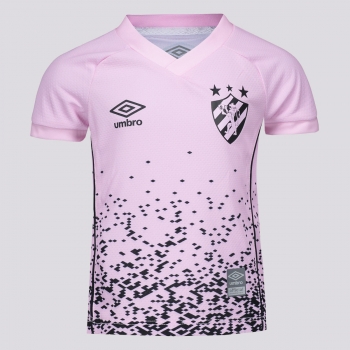 Camisa Umbro Sport Recife Outubro Rosa 2021 Infantil