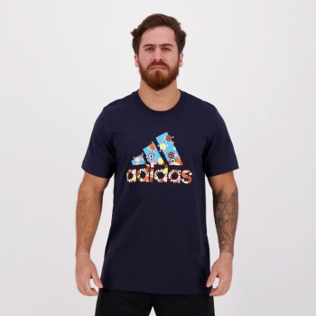 Camiseta Adidas 8 Bit Sport Marinho