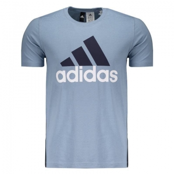 Camiseta Adidas Essentials Linear Azul