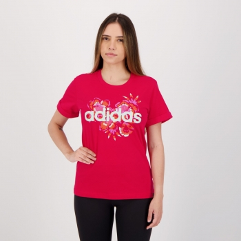 Camiseta Adidas Farm Rio Feminina Vermelha