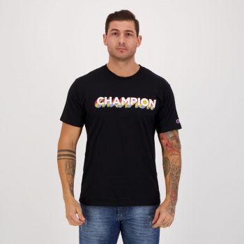Camiseta Champion Emoji Preta
