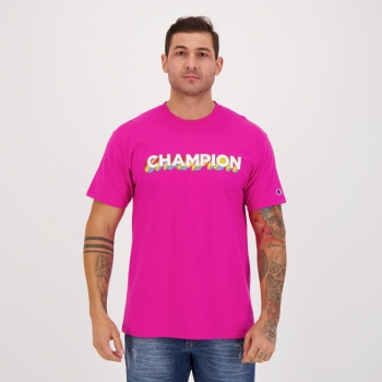 Camiseta Champion Emoji Rosa