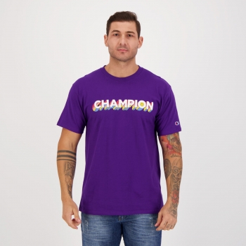 Camiseta Champion Emoji Roxa