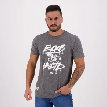 Camiseta Ecko Graph Out Cinza Mescla