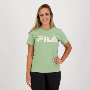 Camiseta Fila Basic Letter Feminina Verde