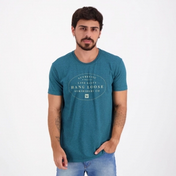 Camiseta Hang Loose Silk Bay Verde Mescla