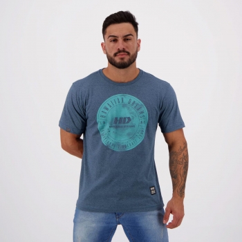 Camiseta HD Adventure Waves Azul Mescla