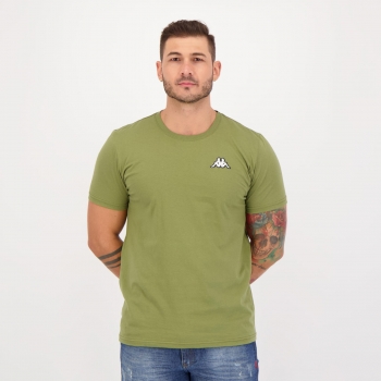 Camiseta Kappa Básica Verde Militar