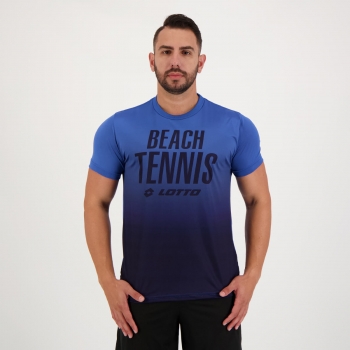 Camiseta Lotto Beach Tennis Connors Azul