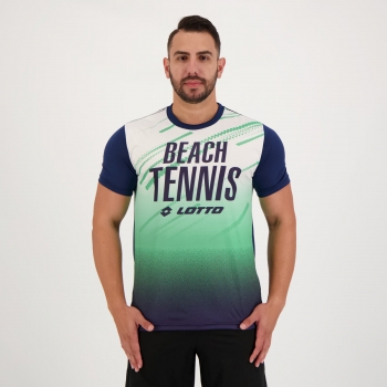 Camiseta Lotto Beach Tennis Murray Branca