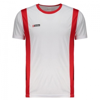 Camisa Lotto Pepe Branco E Vermelho