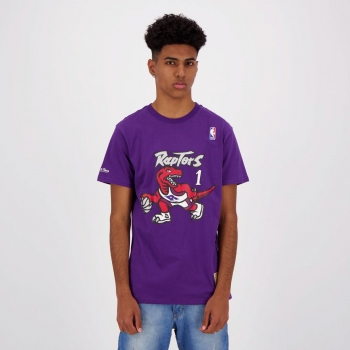Camiseta Mitchell &amp; Ness NBA Toronto Raptors Roxa