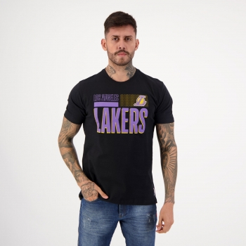 Camiseta NBA Big Liattle Lakers Preta