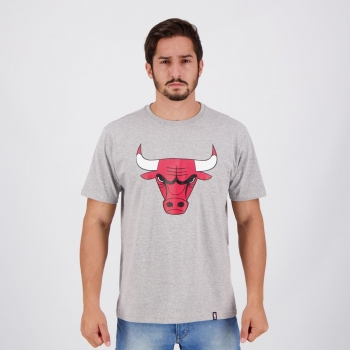 Camiseta NBA Chicago Bulls Prize Cinza Mescla